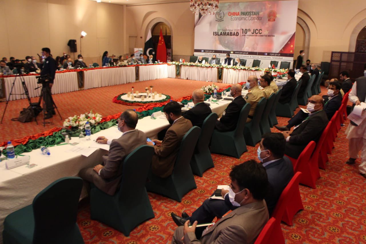 CPEC 10th JCC Meeting was held through Videoconference on 23 September 2021